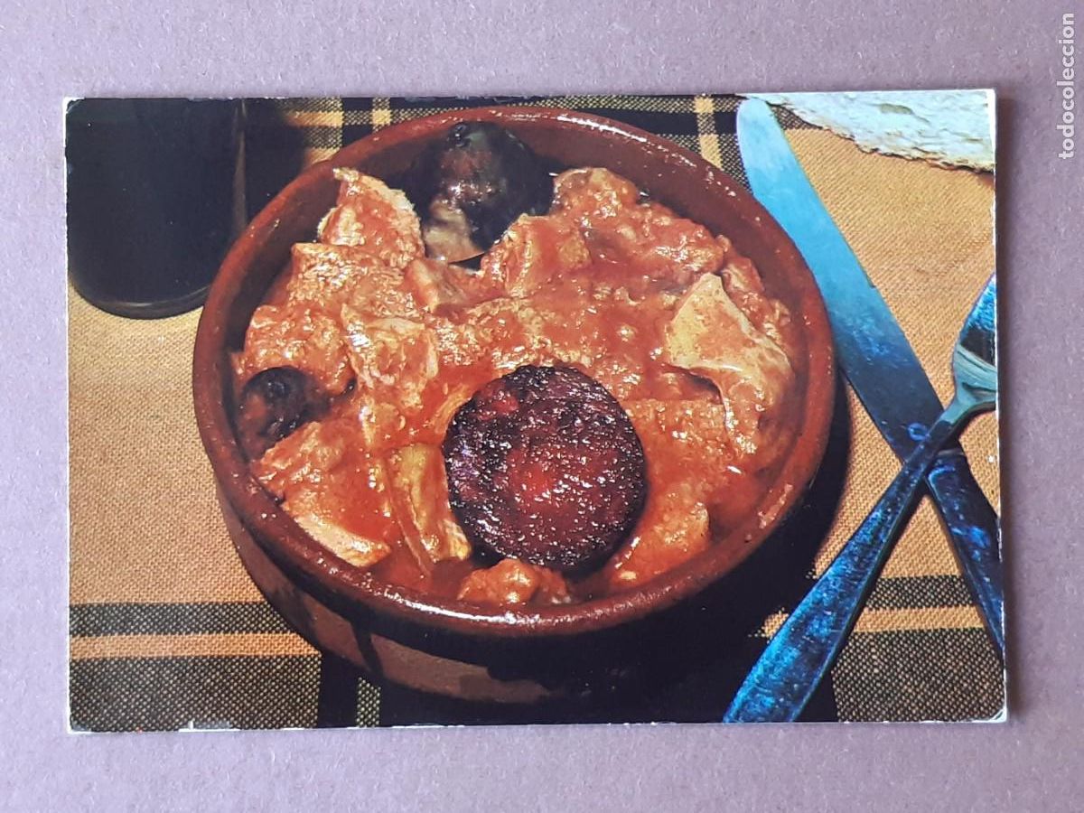 Postais: POSTAL 30 RAKER. RECETA CALLOS A LA MADRILE&Ntilde;A. 1970. SIN CIRCULAR.