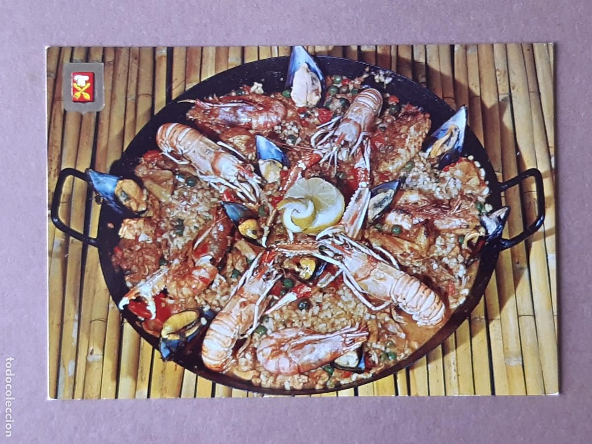 Postales: POSTAL 39 FISA. ESCUDO DE ORO. RECETA PAELLA A LA MARINESCA. 1968. SIN CIRCULAR.