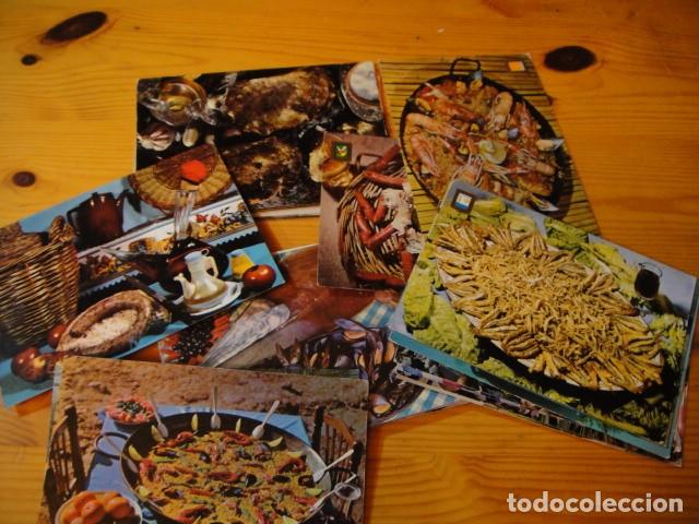 Postales: platos tipicos de espa&ntilde;a - 36 postales