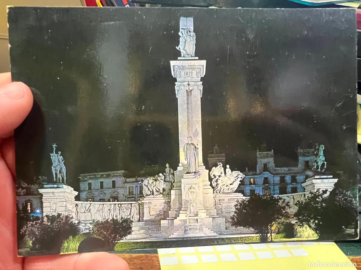 Postkarten: POSTAL DE CADIZ - PLAZA DE ESPA&Ntilde;A