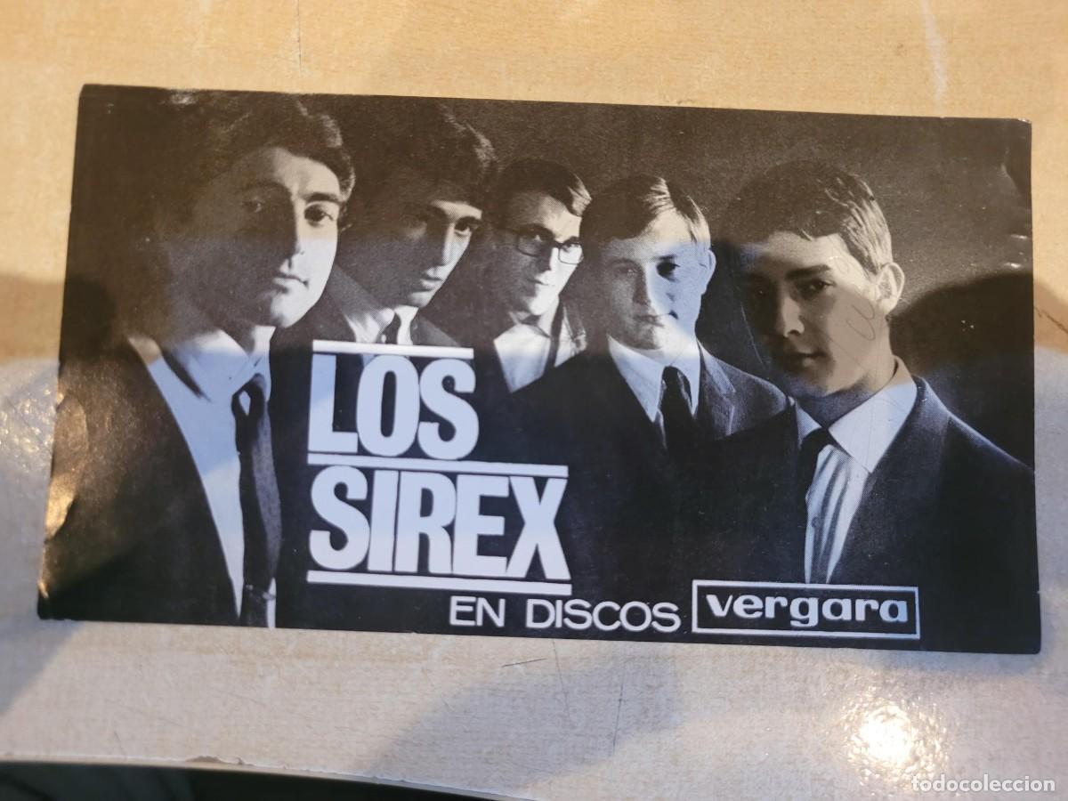 Postales: Postal LOS SIREX con dedicatoria - Foto 1