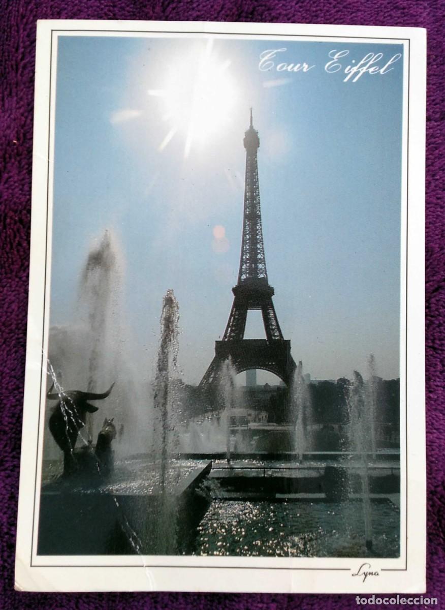 Postales: ❤️ Tarjeta Postal Torre Eifell - Foto 1