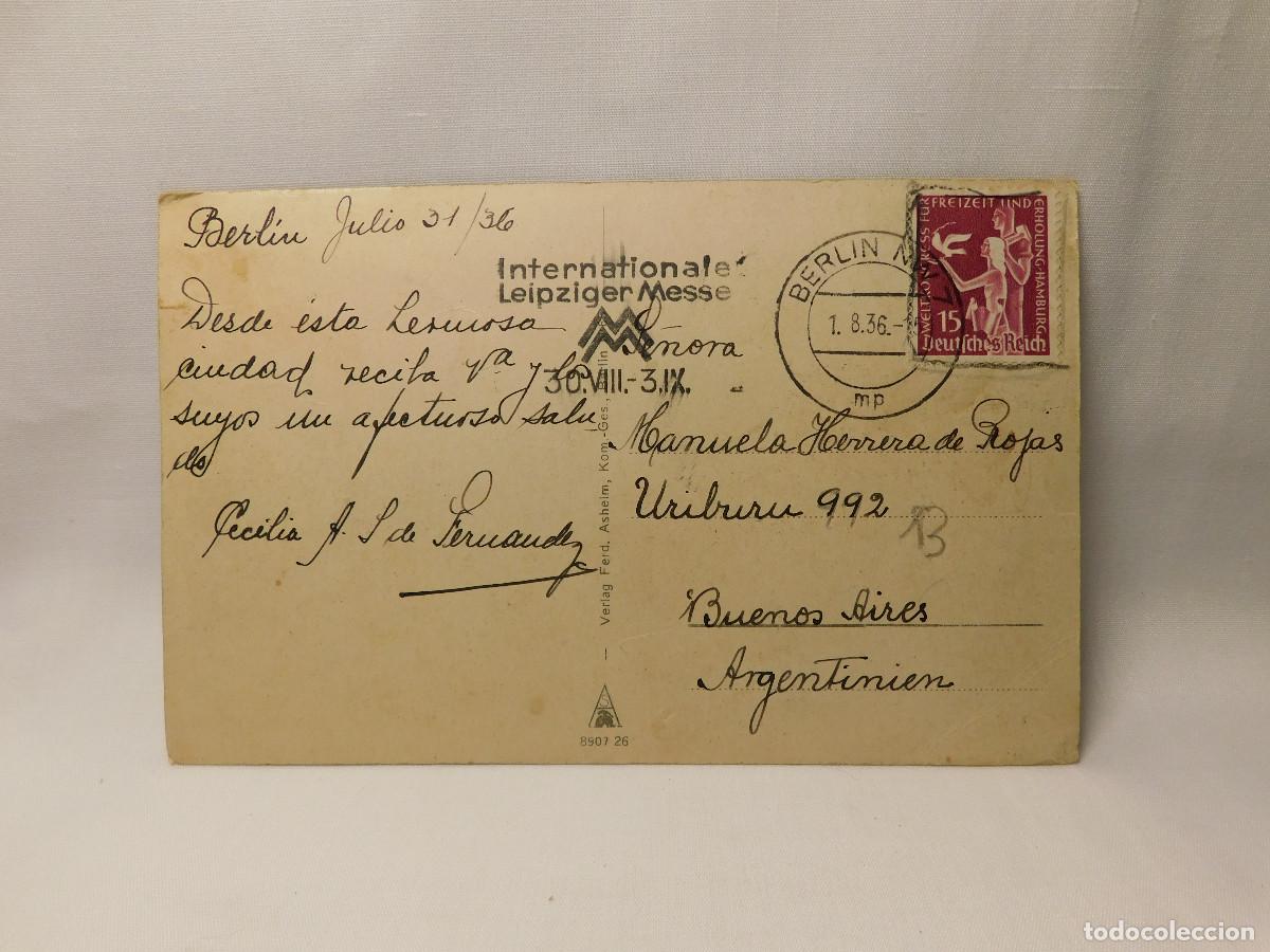 Postales: Postal Berlin 1936 - Foto 2