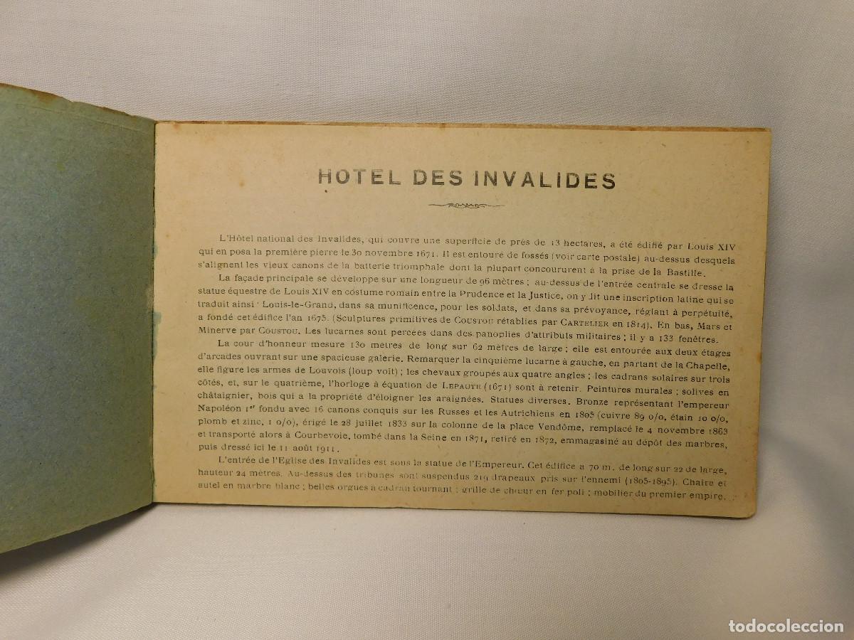 Postales: Postales Hotel Des Invalides Paris 18 en libro - Foto 2