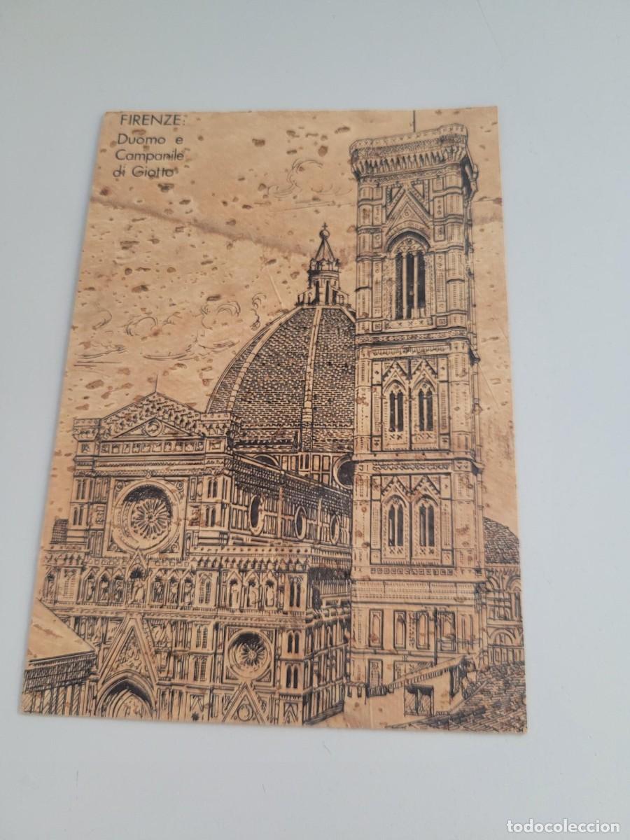 Postales: Postal de Florencia con superficie en corcho Firenze B1 - Foto 1