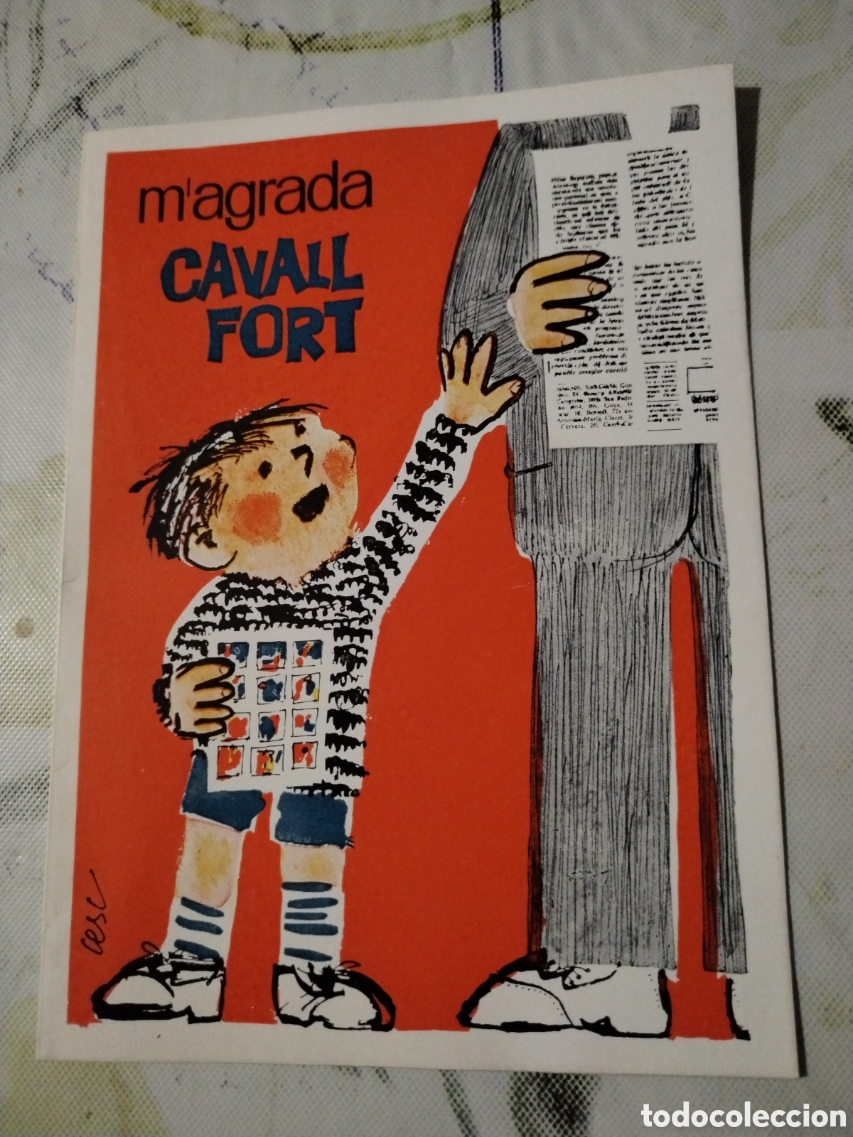 Postales: Postal cavall fort 1974 escrita - Foto 1