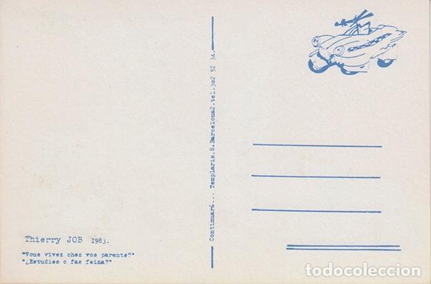 Postales: Thierry Job. Postal. Barcelona 1983 - Foto 2