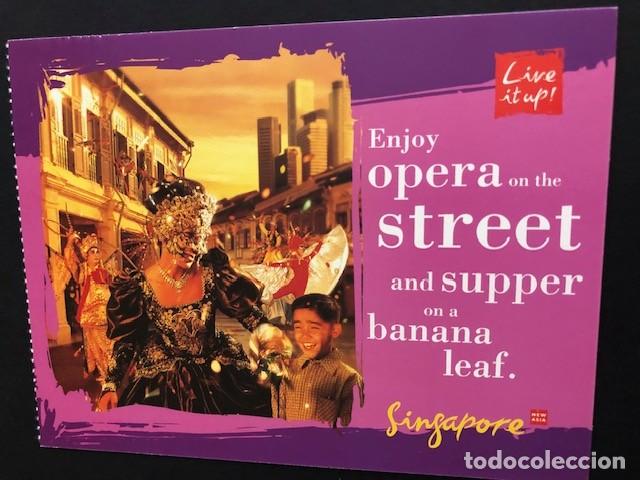 Postales: Postal Turismo Singapor
