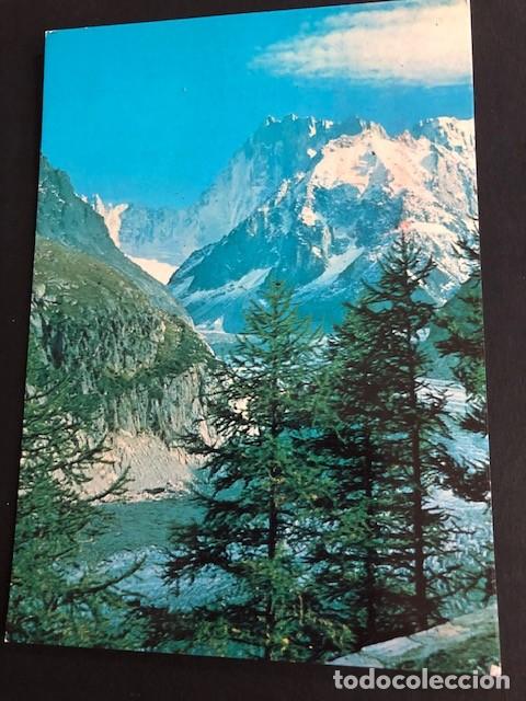 Postales: Postal El Mar de Glace, Montanvert, Chamonix (Francia)