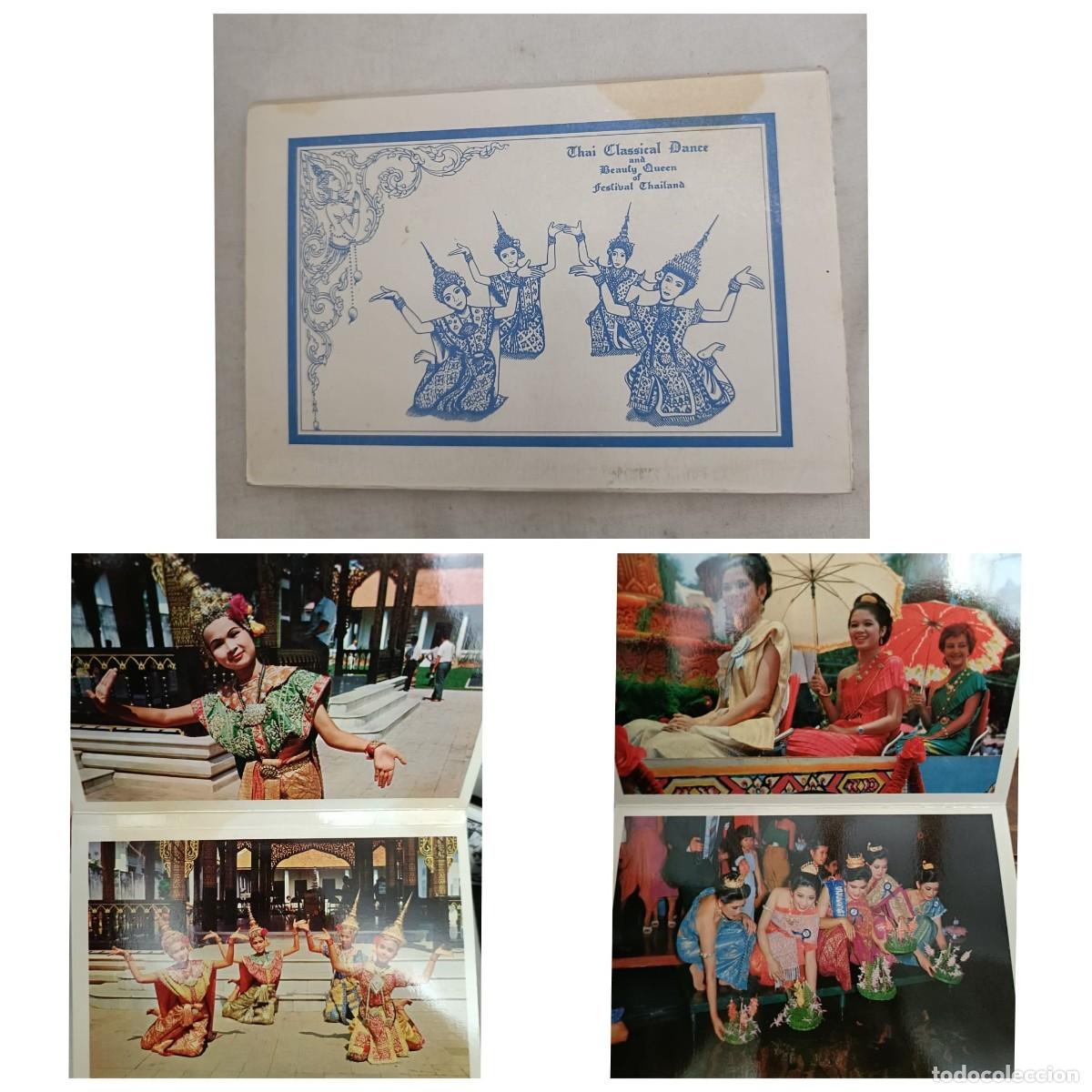 Cartoline: Antigua Postal: Pack 12: Thai Classical Dance and Beauty Queen of Festival Thailand