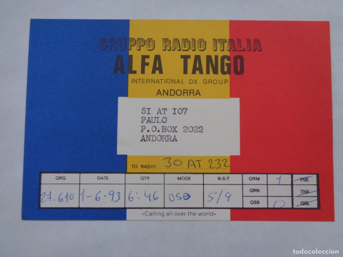 Postales: POSTAL DE RADIOAFICIONADO DE ANDORRA - Foto 1