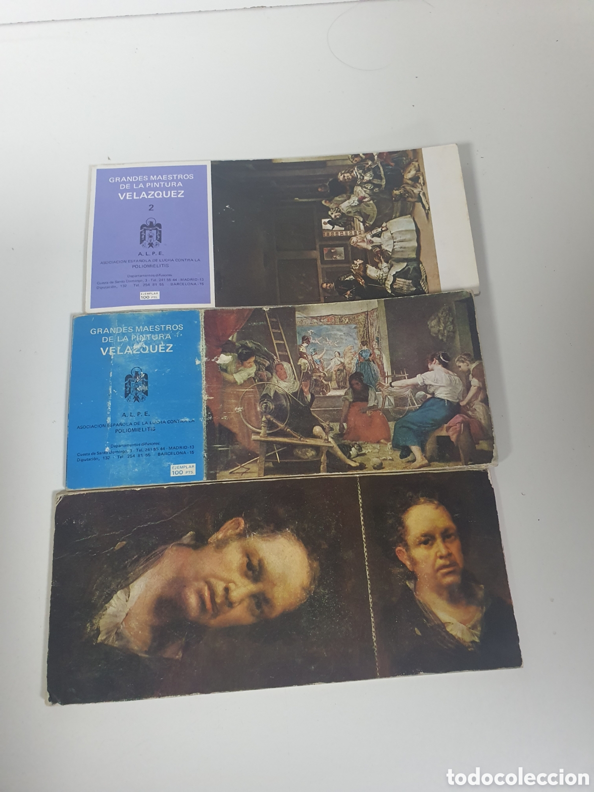 Postales: TALONARIO CON 9 POSTALES--CUADROS VELAZQUEZ