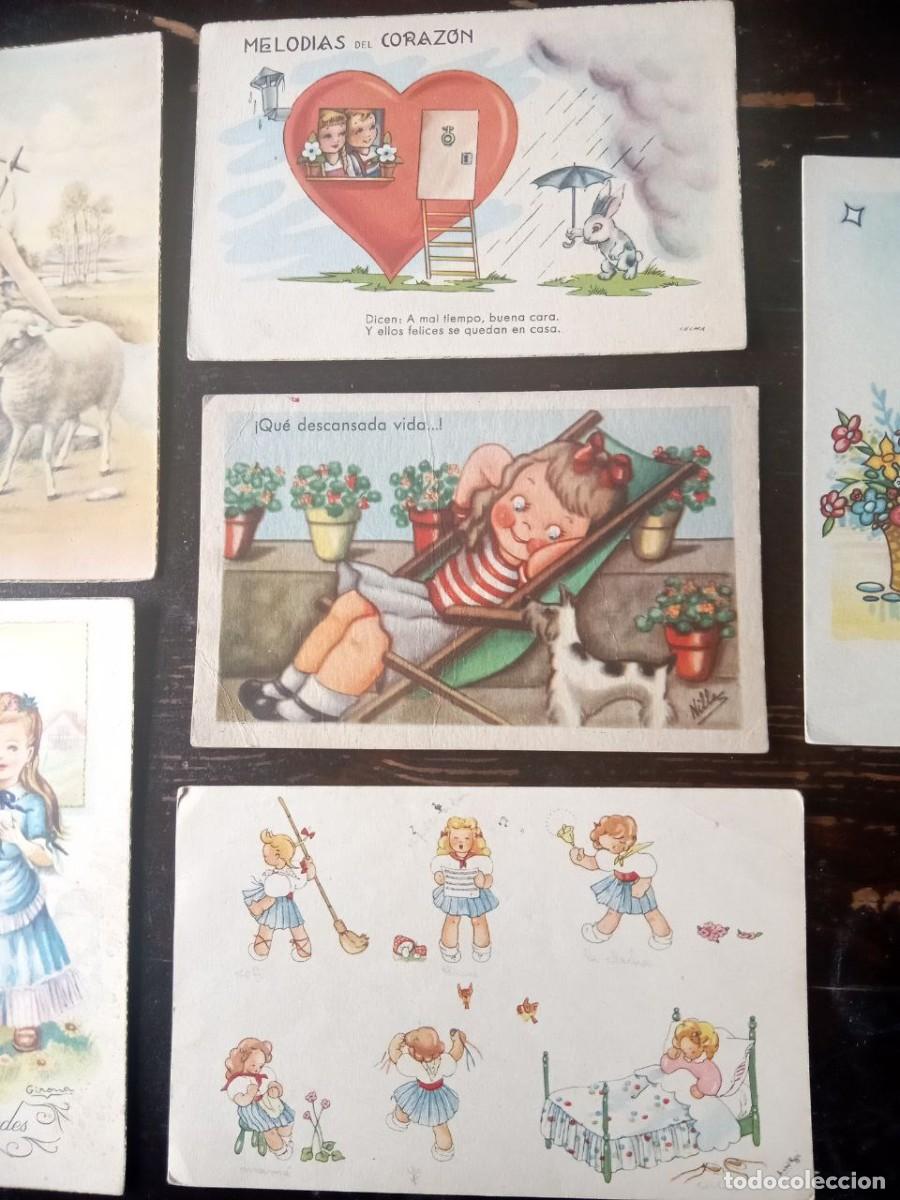 Postales: 6 POSTALES INFANTILES ANTIGUAS - Foto 3