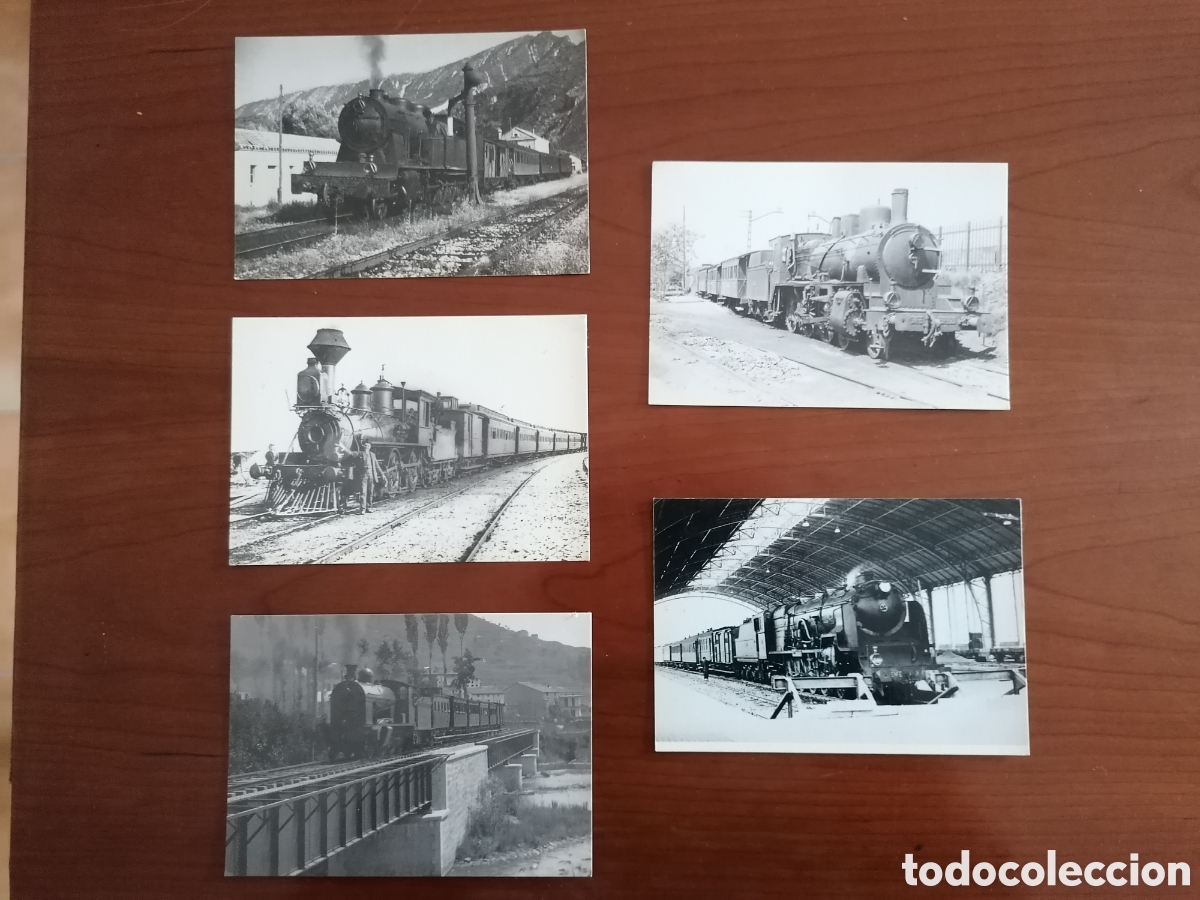 Postales: Postales de trenes en blanco y negro sin circular - Foto 1