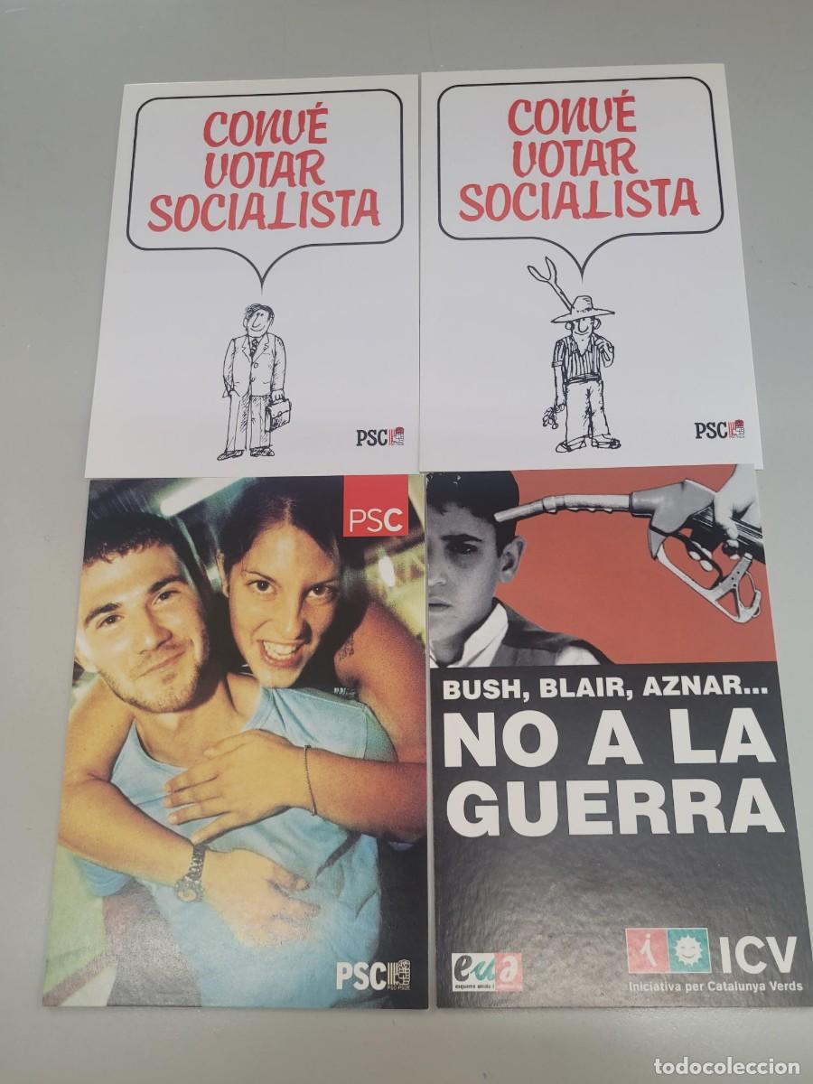 Postales: Lote de CUATRO POSTALES PSC ICV - Foto 1