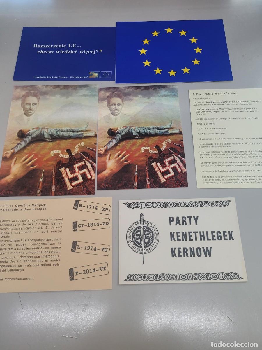Postales: Lote de SIETE POSTALES TEM&Aacute;TICA EUROPA - Foto 1