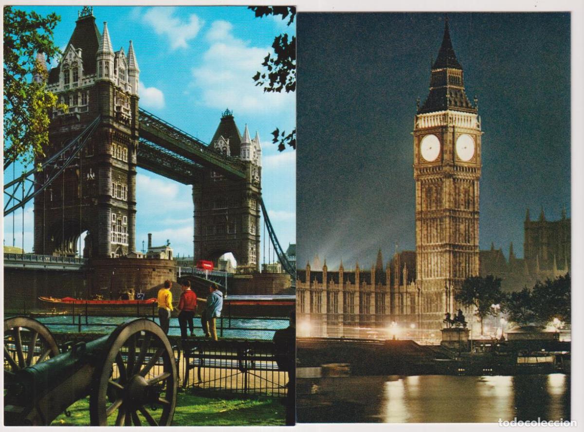 Postales: Londres. lote de 2 postales: parlamento. sin circular - Foto 1