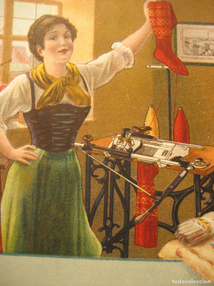 Postales: antigua postal . mujer con telar textil . sin referencias - Foto 2