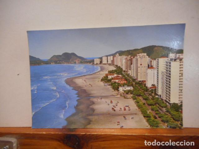 Cartoline: BONITA POSTAL. CIRCULADA. GUARUJA, BRASIL