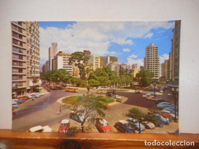 Cartoline: BONITA POSTAL. CIRCULADA. S&Atilde;O PAULO, BRASIL. LARGO DO AROUCHE.