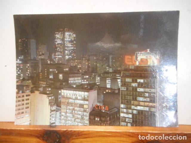 Cartoline: BONITA POSTAL. CIRCULADA. S&Atilde;O PAULO. VISTA NOCTURNA DA CIDADE