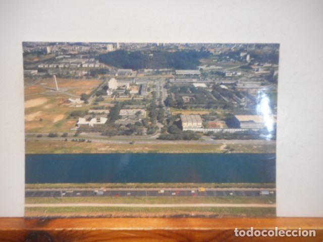 Cartoline: BONITA POSTAL. CIRCULADA. S&Atilde;O PAULO, VISTA A&Eacute;REA DA CIDADE UNIVERSIT&Aacute;RIA. BRASIL TURISTICO