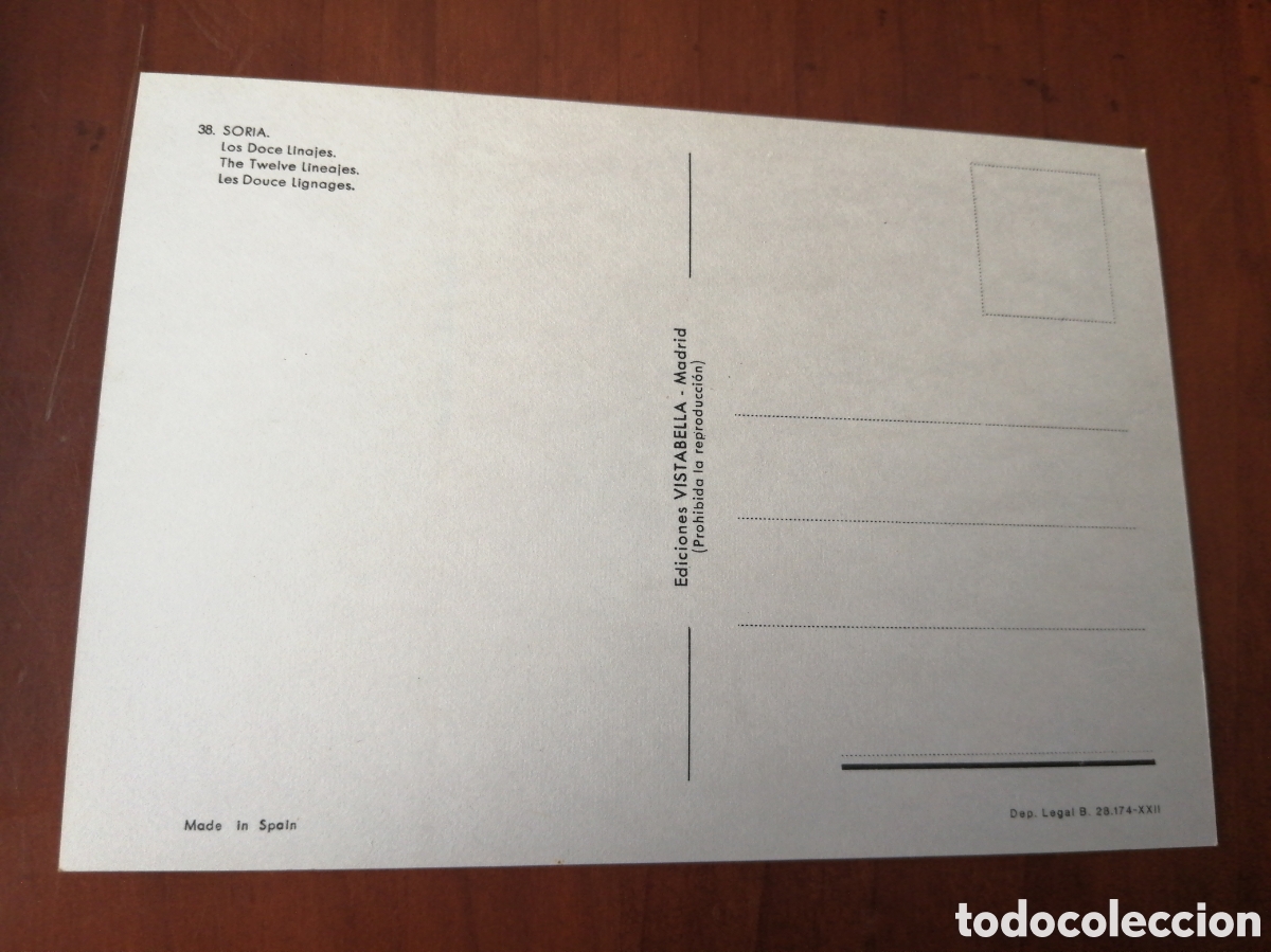 Postales: POSTAL 38 SORIA LOS DOCE LINAJES - Foto 2