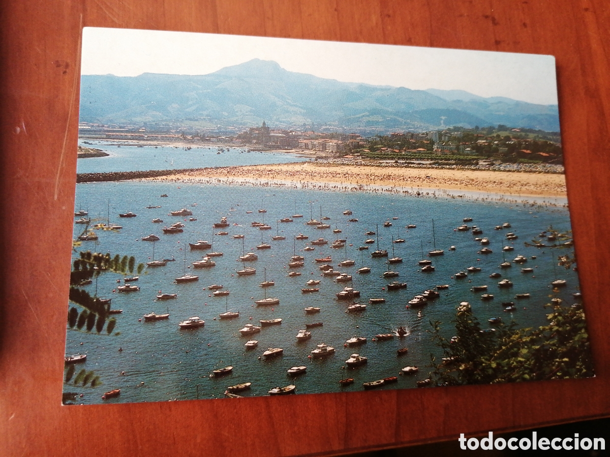 Postkarten: POSTAL 6 FUENTERRABIA LA PLAYA Y VISTA PARCIAL