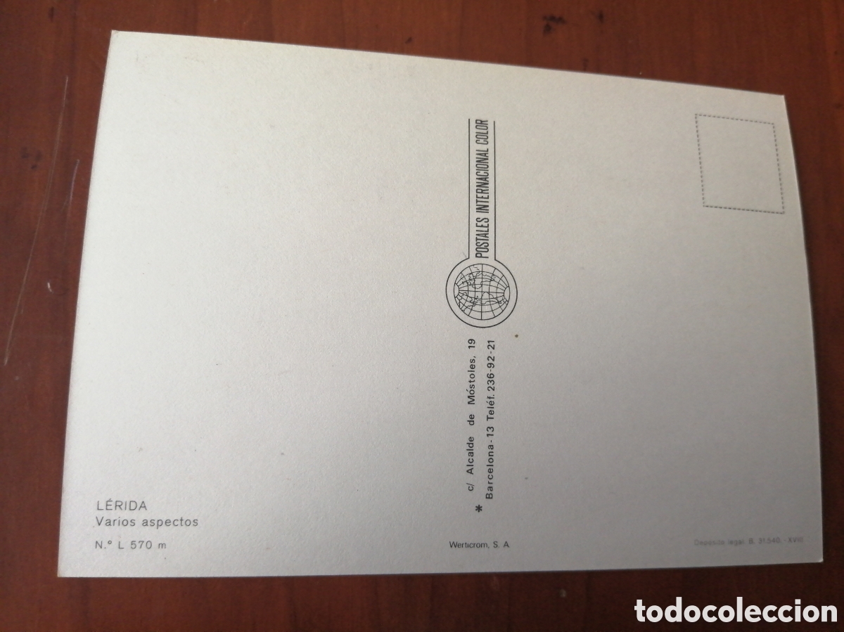 Postales: POSTAL LERIDA VARIOS ASPECTOS - Foto 2