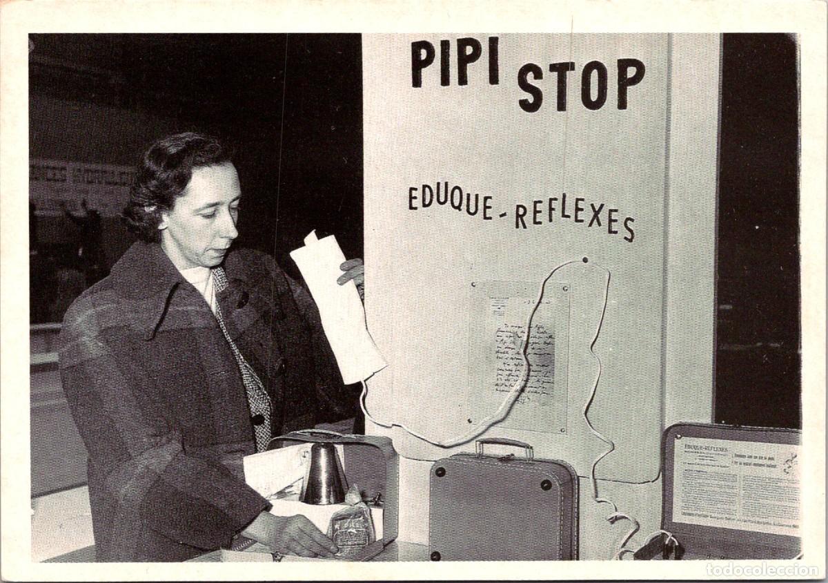 Postais: Pipi Stop - Eduque-Reflexes - The Fifties n&ordm; 25 - Ed. Nugeron - 150x105mm - Postal