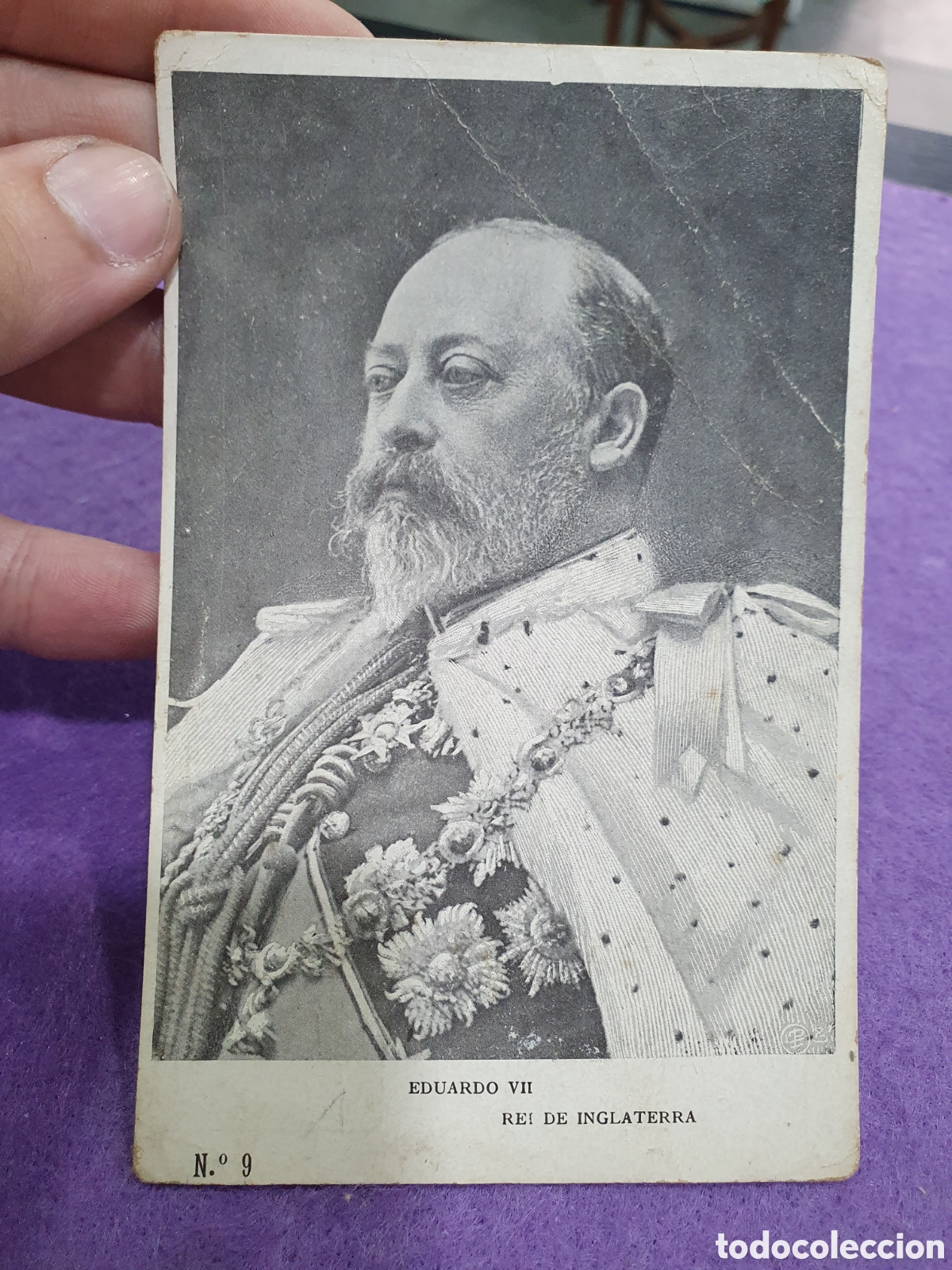 Postales: Postal Eduardo VII. Rey de Inglaterra. (L9)