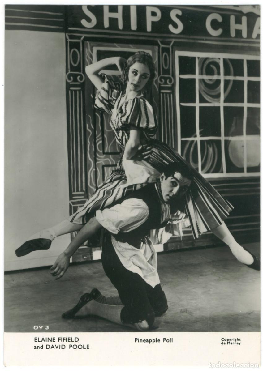 Postcards: 2 postales Elaine Fifield & David Blair in 'Pineapple Poll'_Sin datos OY-5 y OY-3. Photo Baron