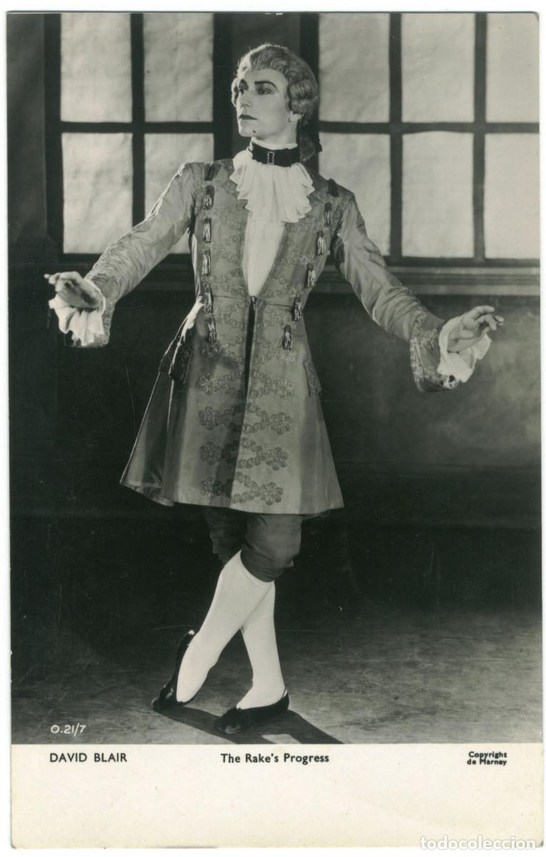 Postcards: David BLAIR in The RAke's Progress_ Marney; O.21-7