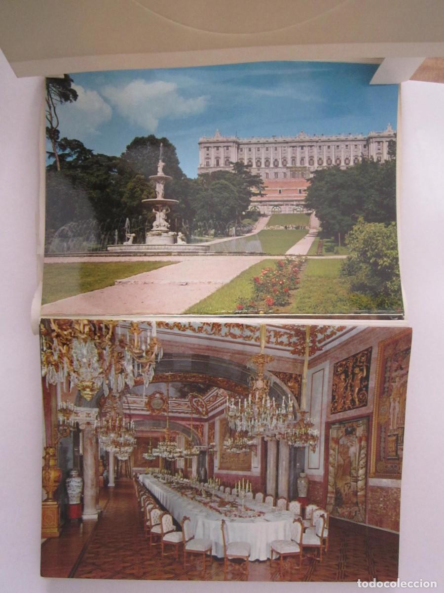 Postales: LIBRITO CON 10 POSTALES EN COLOR PALACIO REAL DE MADRID - Foto 2