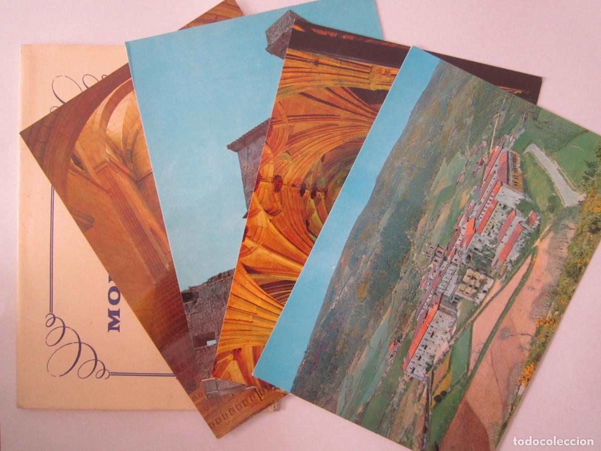 Postales: LIBRITO CON 4 POSTALES EN COLOR MONASTERIO DE OSERA (ORENSE) - Foto 2
