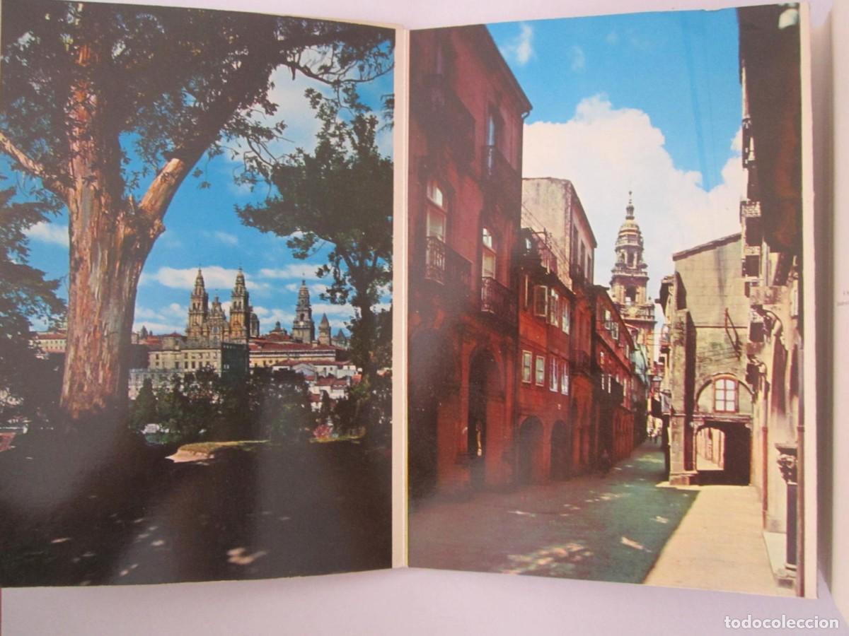 Postales: LIBRITO CON 9 POSTALES EN COLOR DE SANTIAGO DE COMPOSTELA - Foto 2