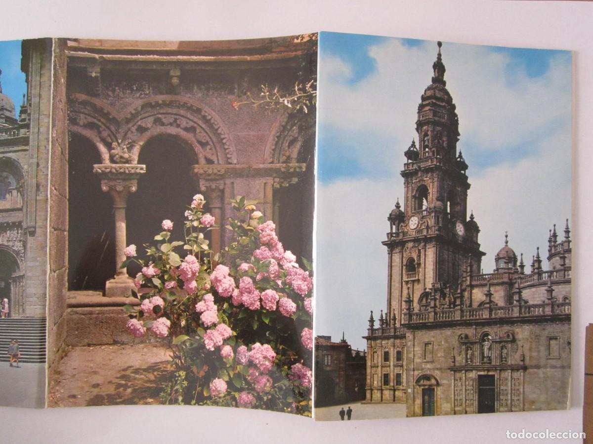 Postales: LIBRITO CON 5 POSTALES EN COLOR DE SANTIAGO DE COMPOSTELA - Foto 1