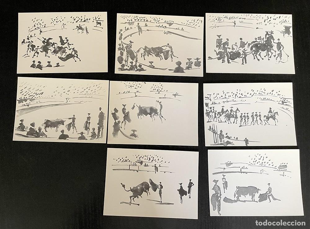 Postales: Postales Picasso - acuarelas taurinas - Foto 1