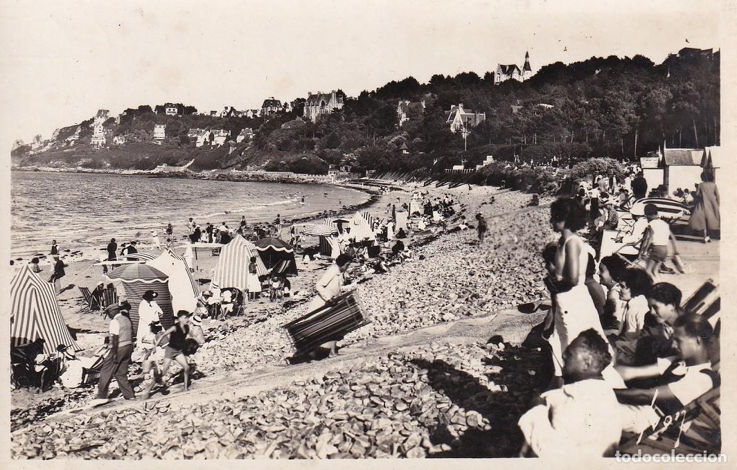 Cartoline: 1542 Perros Guirec (C&ocirc;tes-du-Nord) - Plage de Trestraou / Escrita en 1938