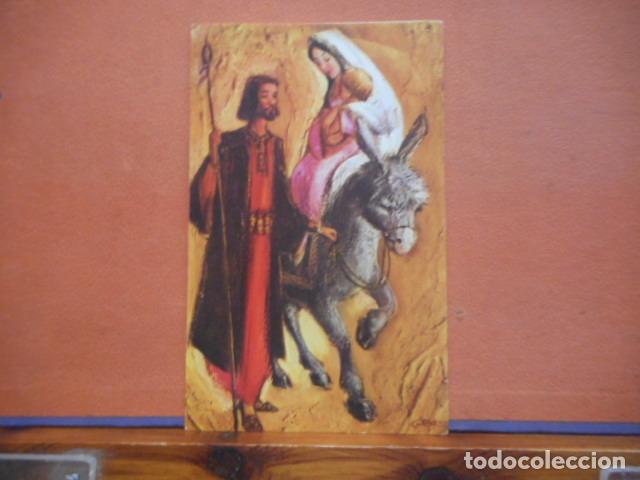 Postales: BONITA POSTAL DE NAVIDAD CIRCULADA. DIPTICO. - Foto 1