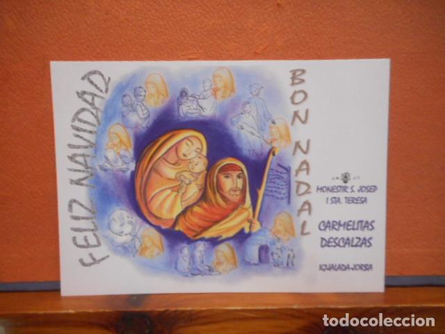 Postales: BONITA POSTAL DE NAVIDAD CIRCULADA. - Foto 1