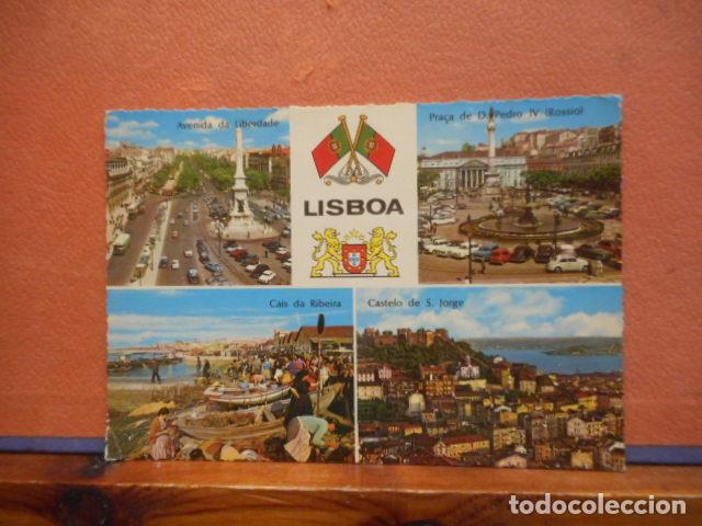 Postales: BONITA POSTAL. CIRCULADA. LISBOA - Foto 1