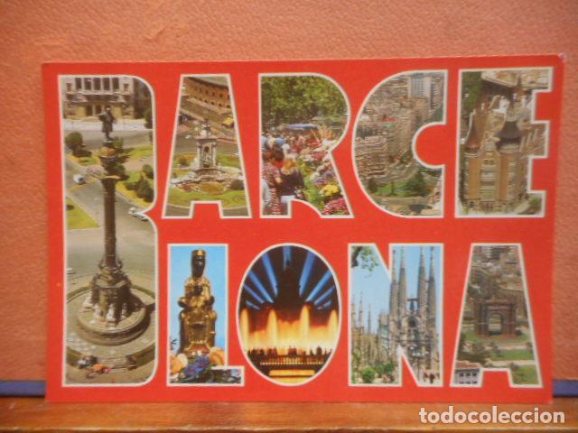 Postales: BONITA POSTAL. CIRCULADA. BARCELONA - Foto 1