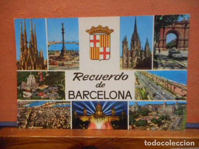 Postales: BONITA POSTAL. CIRCULADA. BARCELONA - Foto 1