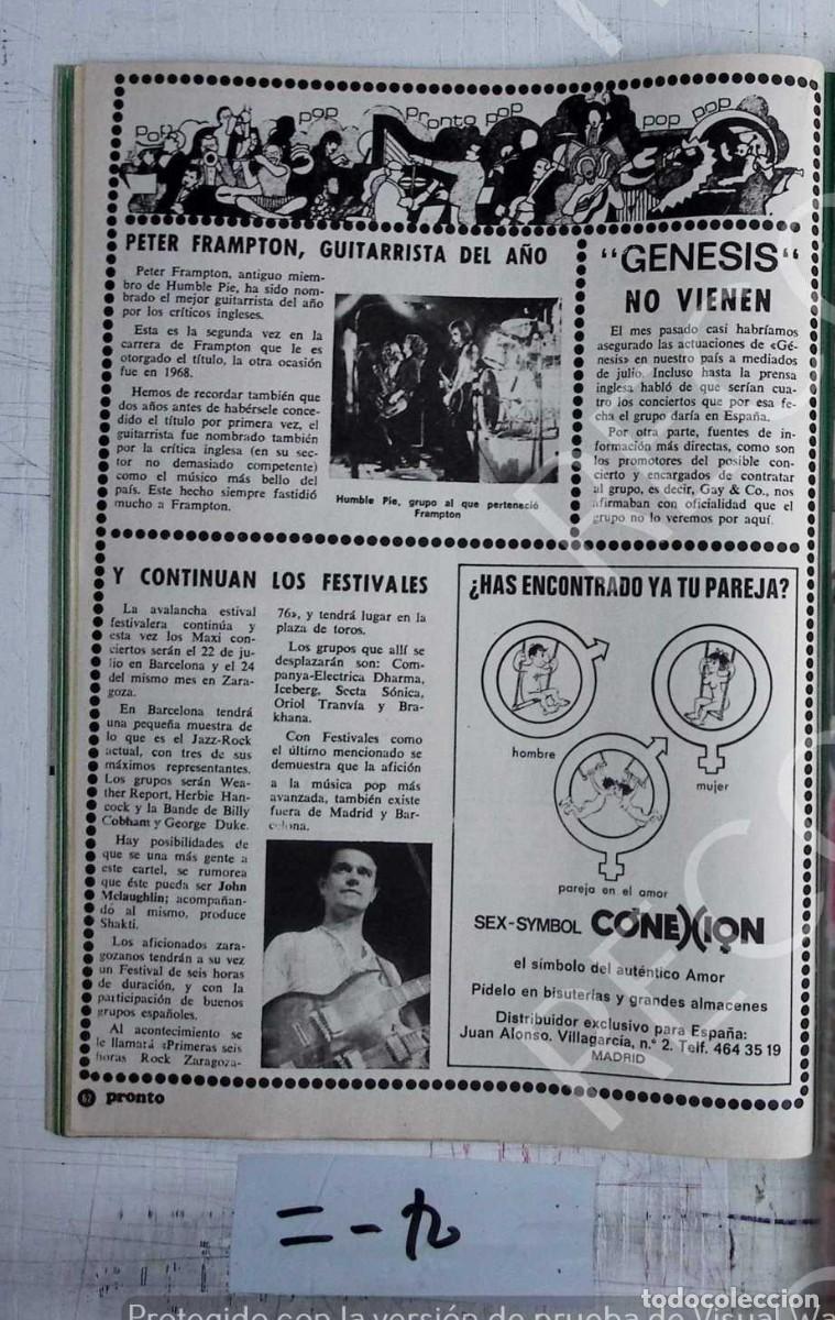 Postales: PETER FRAMPTON GENESIS FESTIVALES - Foto 1