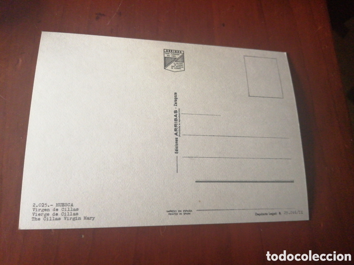Postales: POSTAL 2025 HUESCA VIRGEN DE CILLAS - Foto 2