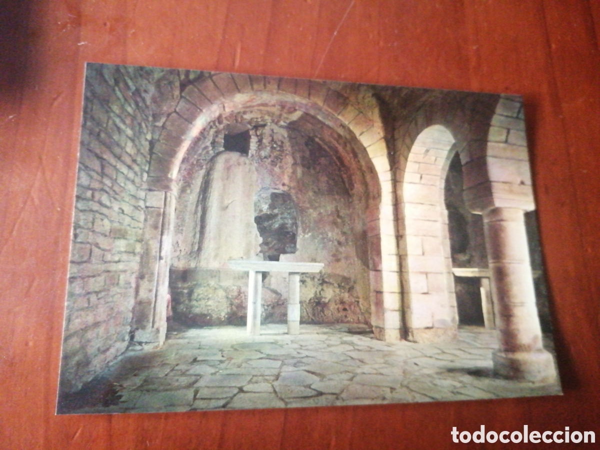 Postales: POSTAL 258 ALTO ARAGON SAN JUAN DE LA PE&Ntilde;A IGLESIA MOZARABE