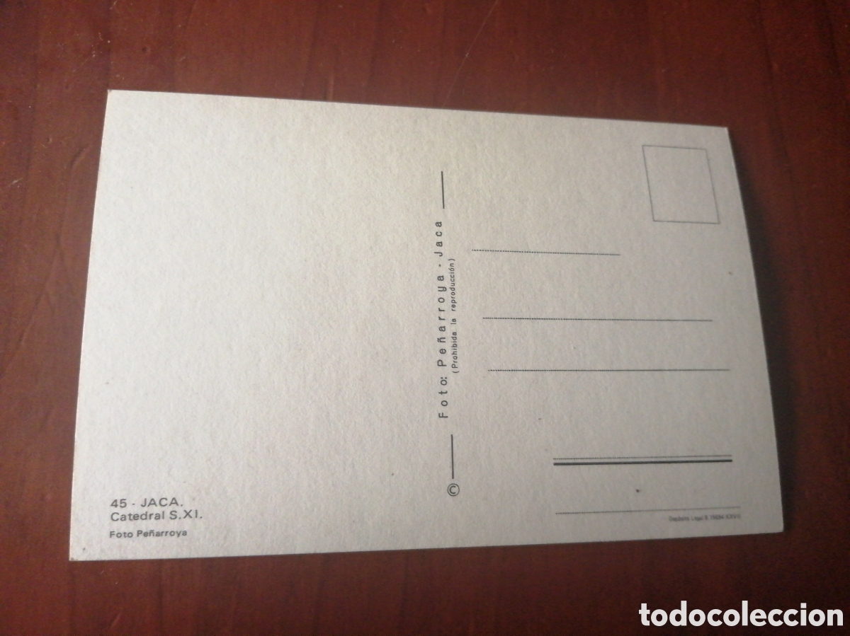 Postales: POSTAL 45 JACA CATEDRAL S. XI - Foto 2