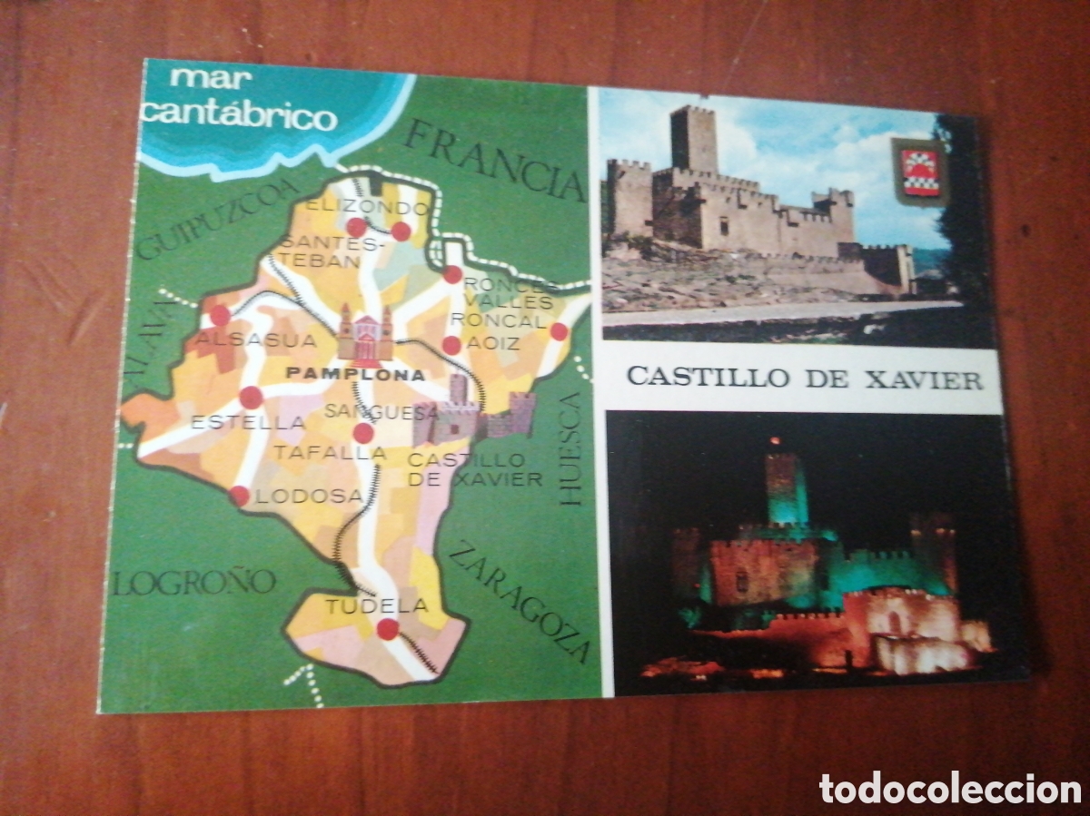 Postales: POSTAL N &ordm; 45 CASTILLO DE XAVIER CHATEAU DE XAVIER - Foto 1