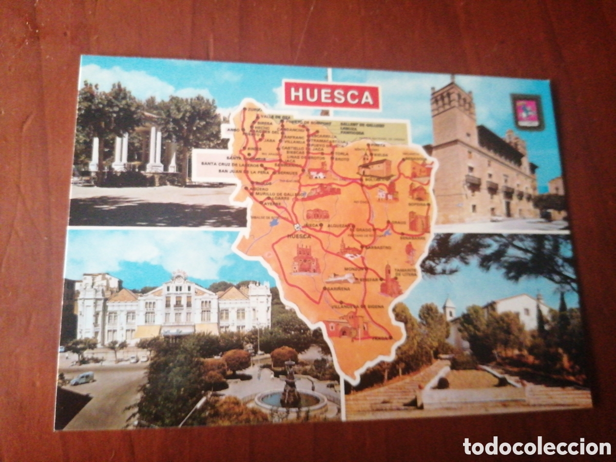 Postales: POSTAL N &ordm; 195 HUESCA DIVERSOS ASPECTOS - Foto 1